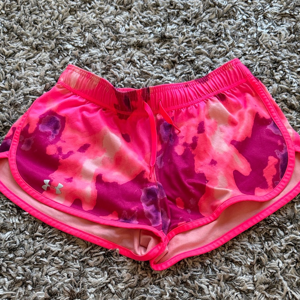 Under Armour Women's Vibrant Pink Athletic Shorts